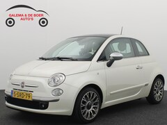 Fiat 500 - 0.9 TwinAir Lounge PARELMOER / BRUIN LEDER / XENON / PANORAMADAK / NAVI / AIRCO / PDC / BL