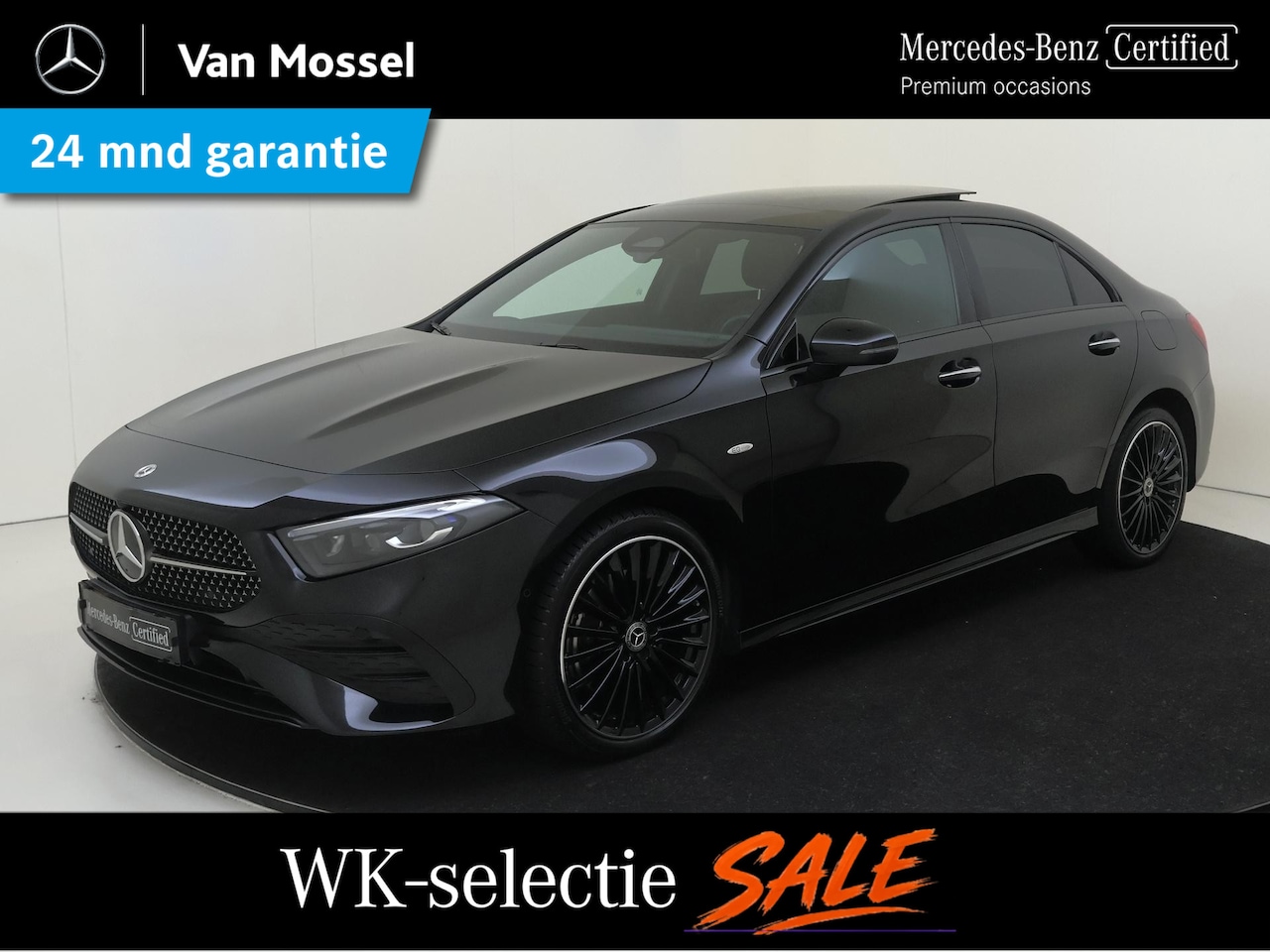 Mercedes-Benz A-klasse - 250 e Star Edition AMG Line / Achteruitrijcamera / Panorama-schuifdak / Bruin-Interieur / - AutoWereld.nl
