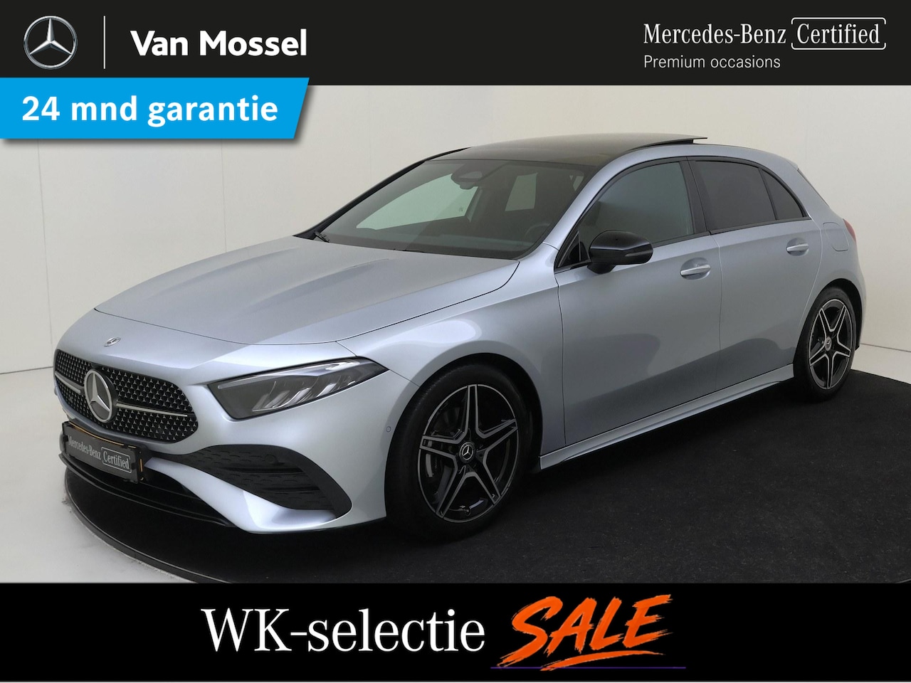Mercedes-Benz A-klasse - 180 AMG Line / Stoelverwarming / Achteruitrijcamera / Panorama-schuifdak /  Night-Pakket / - AutoWereld.nl