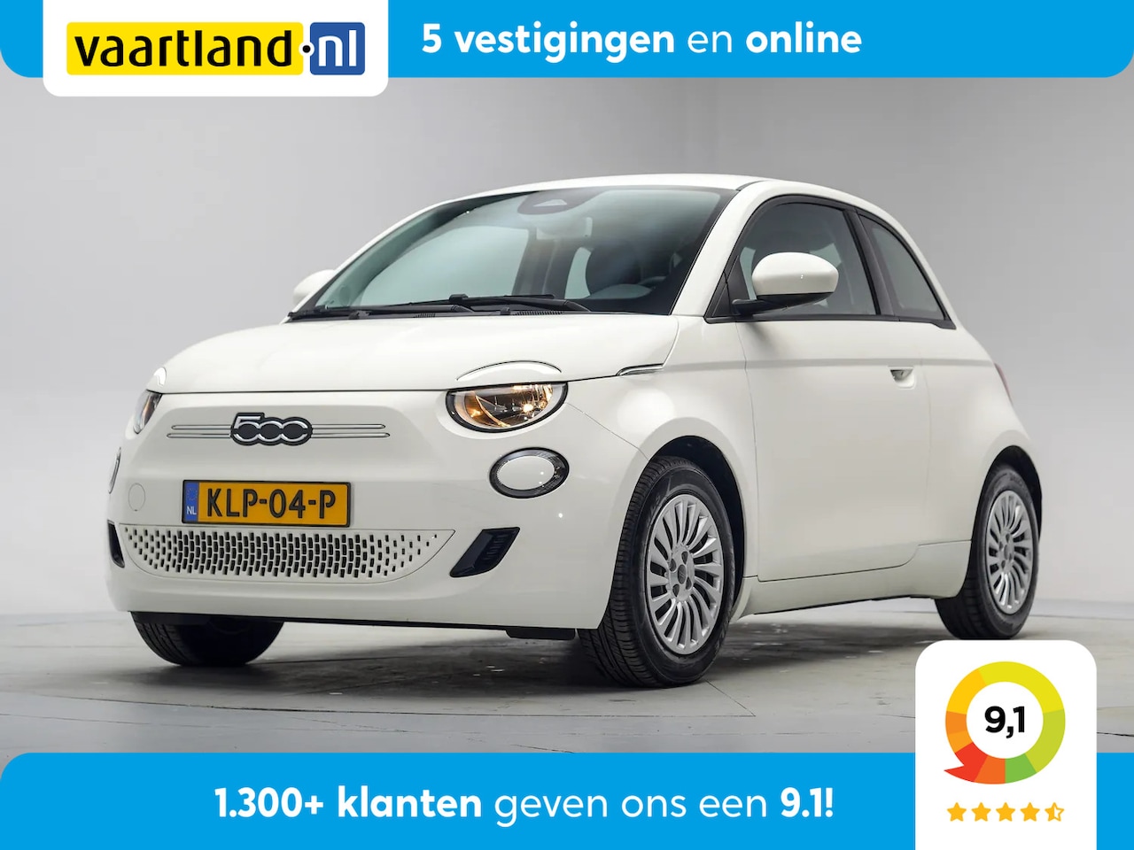 Fiat 500e - Action 24 kWh 3-fase [ Airco Lane departure Digitaal dashboard ] - AutoWereld.nl
