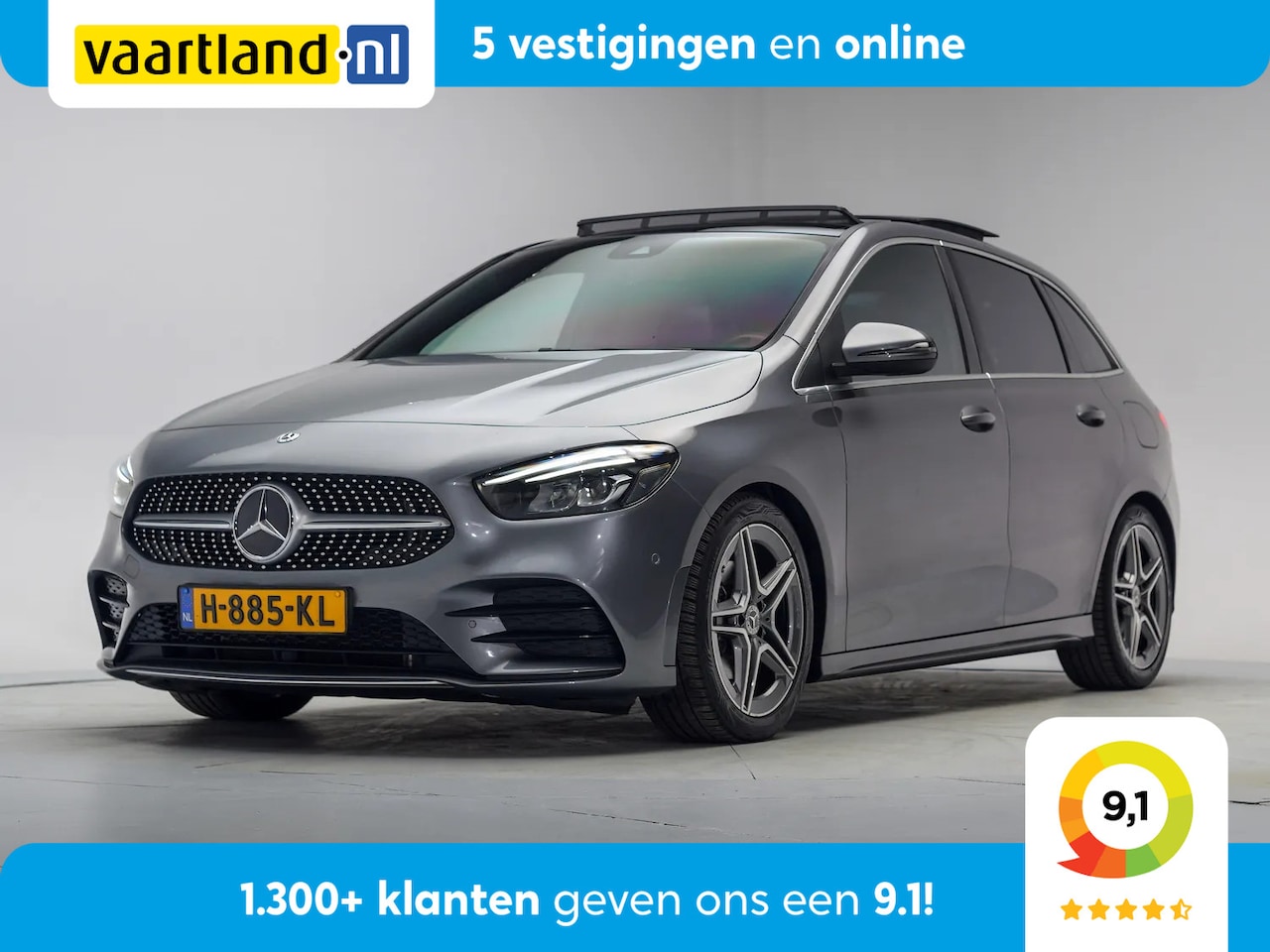 Mercedes-Benz B-klasse - 180 AMG Premium Plus [ Panorama Sfeerverlichting ACC Trekhaak ] - AutoWereld.nl