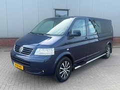 Volkswagen Transporter Caravelle - 2.5 TDI 340 Dubbele Cabine Clima Lang Blauw 2006