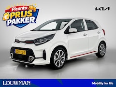 Kia Picanto - 1.0 DPi GT-Line Lichtmetalen velgen | Lederen Bekleding | Climate Control | Navigatie Prij