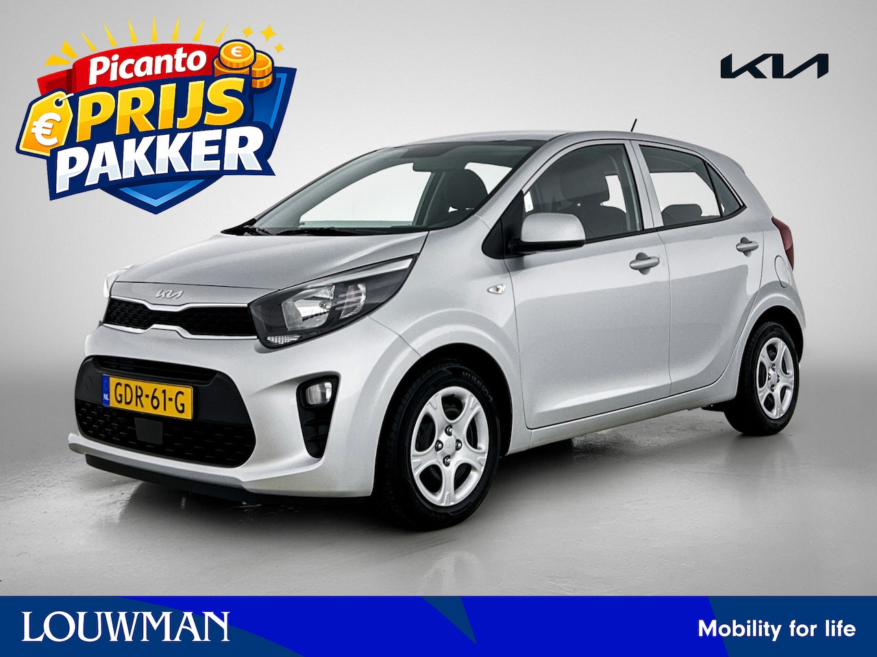 Kia Picanto - 1.0 DPi ComfortLine | Airco | Radio | Bluetooth | Metalliclak actiepakker - AutoWereld.nl