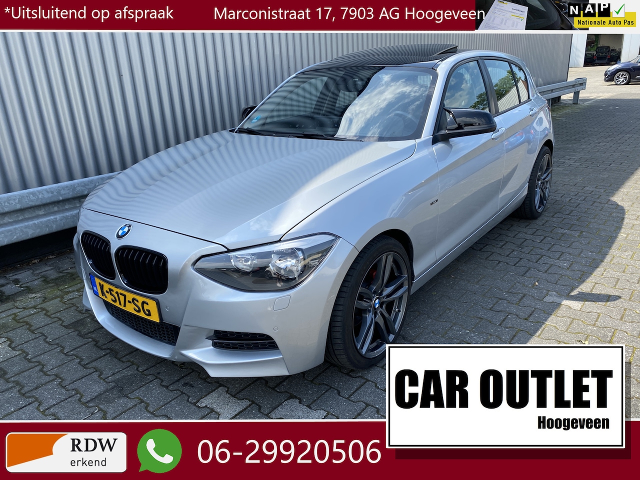 BMW 1-serie - 116i Business Clima, Stoelvw, CC, Schuif/Kantel, PDC, LM, Trekh, nw. APK – Inruil Mogelijk - AutoWereld.nl