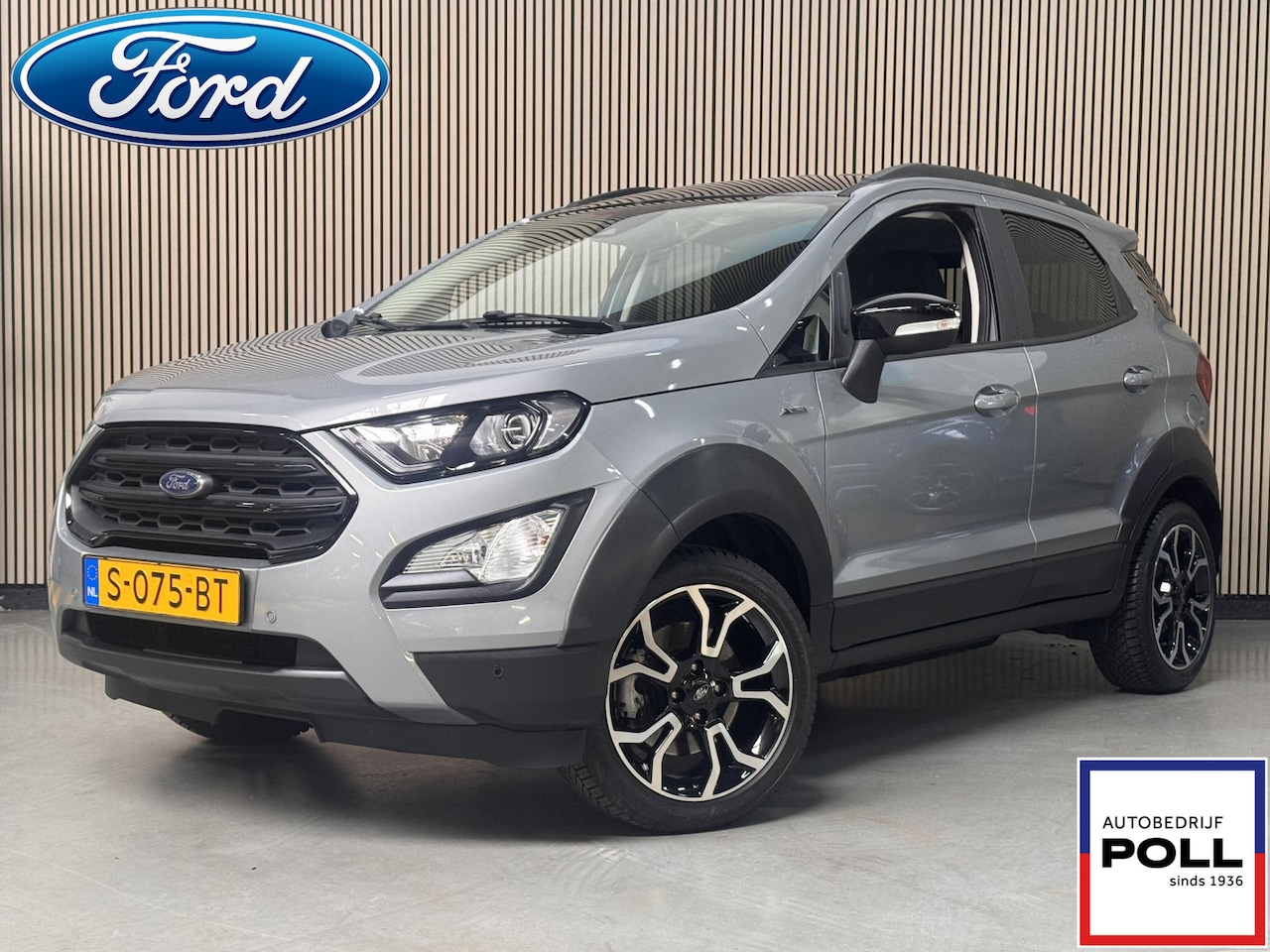 Ford EcoSport - 125pk Active-X Leer Navi Camera Trekhaak Dodehoek Winter pack B&O Dealeronderhouden - AutoWereld.nl