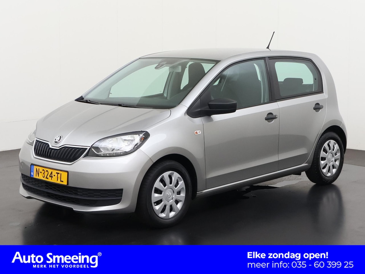 Skoda Citigo - 1.0 Greentech Active | Airco | Cruise Control | 12 mnd Garantie | Zondag Open! - AutoWereld.nl