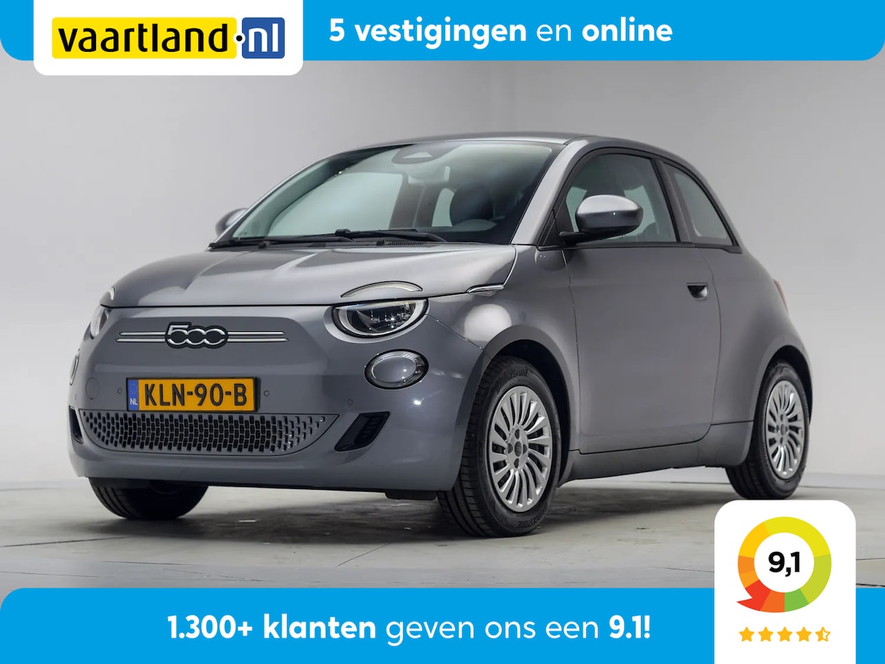Fiat 500e - 24kwh 3-Fase [ Apple/Android Camera Stoelverwarming ] - AutoWereld.nl