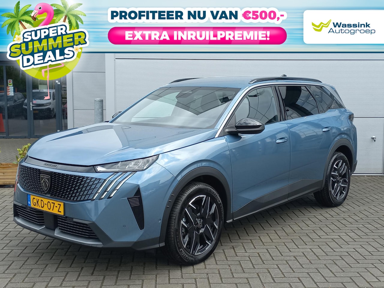 Peugeot 5008 - 1.2T Hybrid 136pk Automaat Allure Pack Business | 7-zitplaatsen | LENTEDEALS | Climate con - AutoWereld.nl
