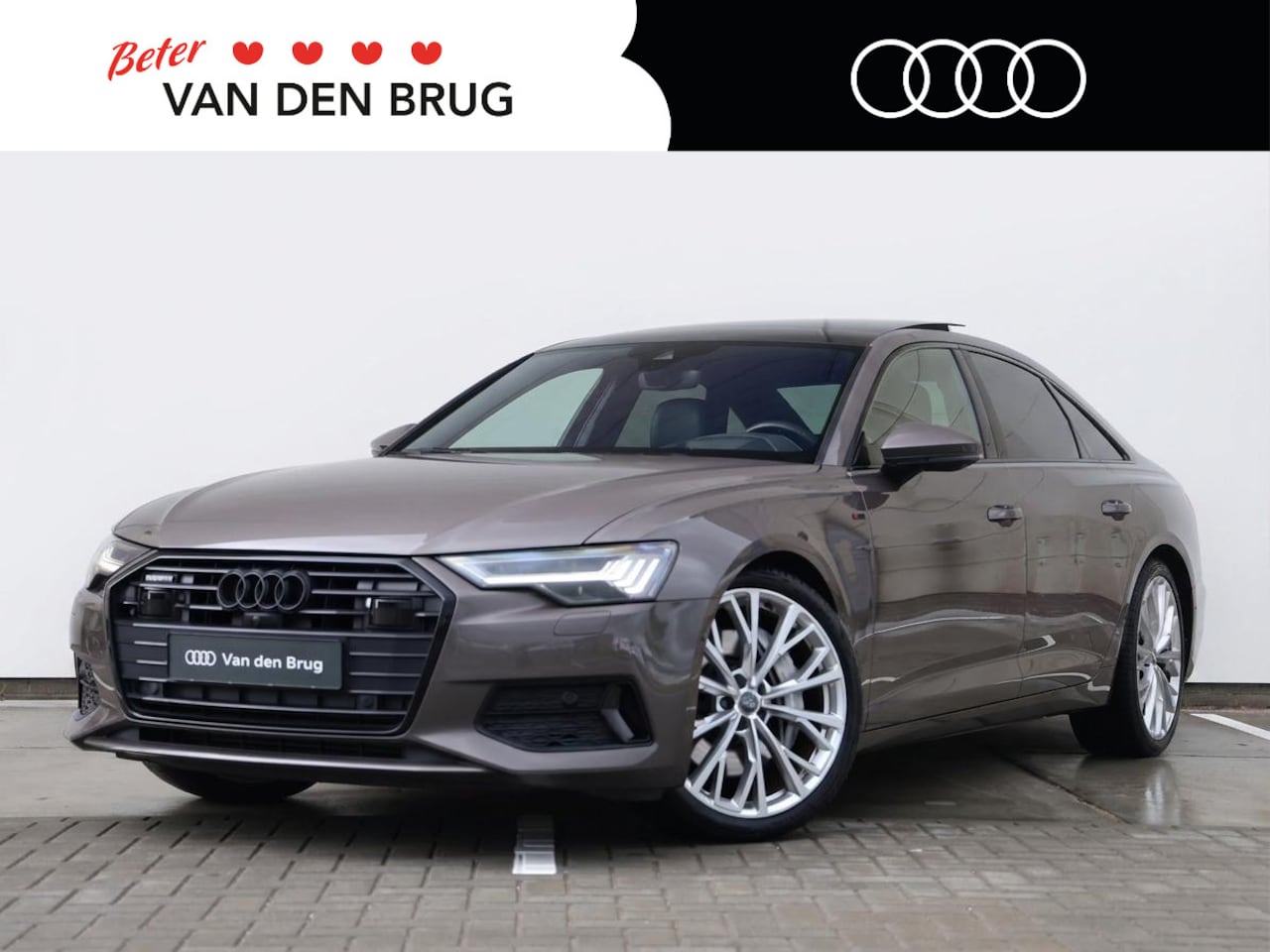 Audi A6 Limousine - 55 TFSI quattro Sport S line edition | Luchtvering | 360° camera | Hout inleg | B&O | Pano - AutoWereld.nl