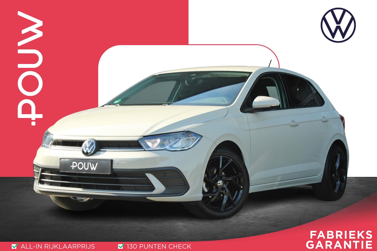 Volkswagen Polo - 1.0 TSI 95pk Life | Apple CarPlay & Android Auto | 17" BlackStyle Velgen - AutoWereld.nl