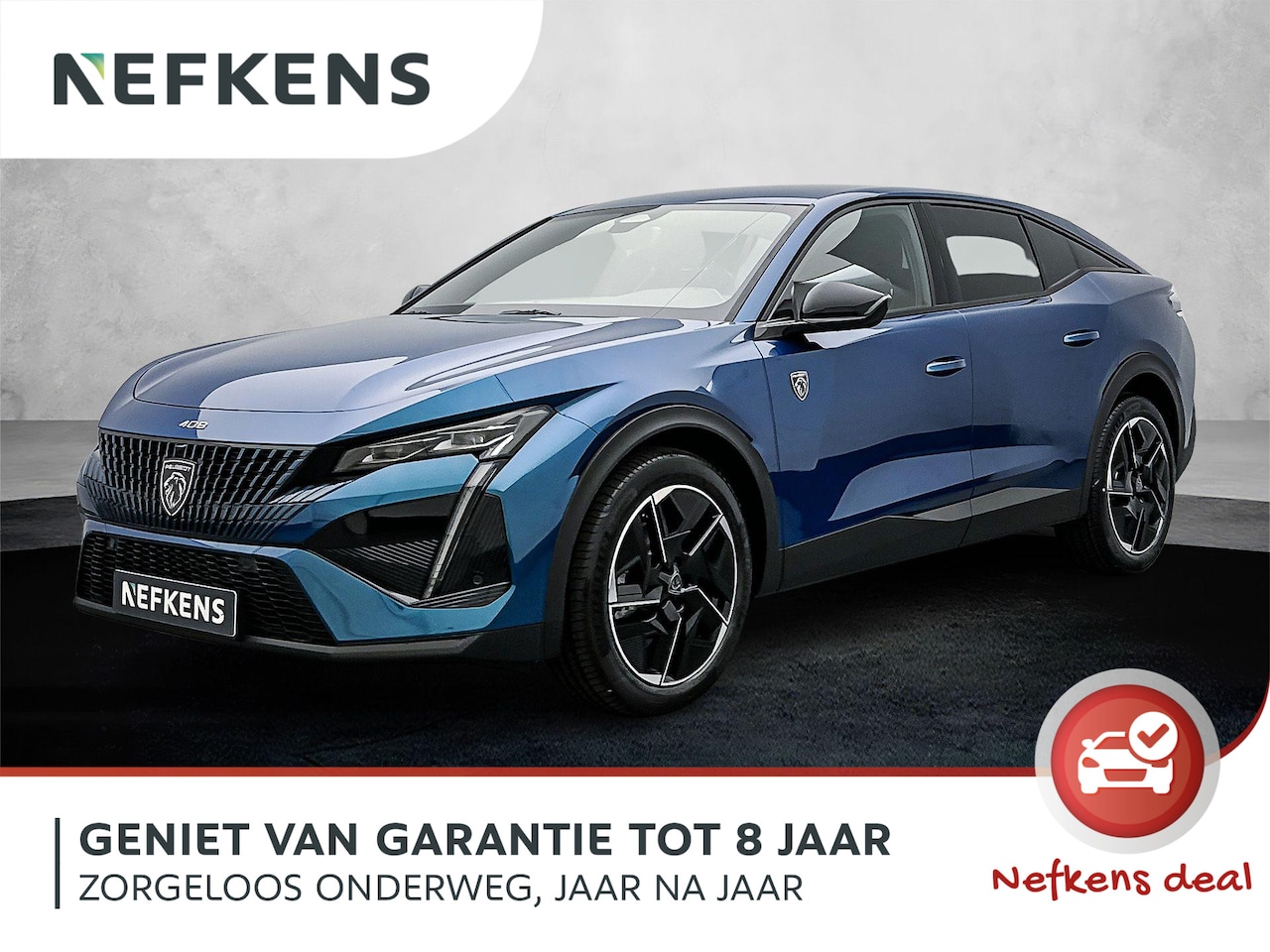 Peugeot 408 - GT Hybrid 145pk Automaat | Navigatie | 360° Camera | Matrix LED koplampen | Leder/Alcantar - AutoWereld.nl