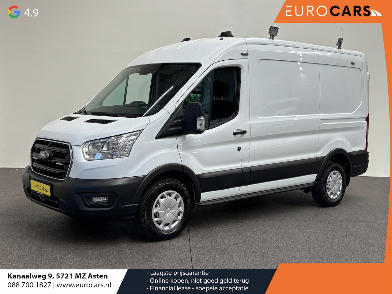 Ford Transit - 310 2.0 TDCI L2H2 Trend 130PK Airco Cruise Control Stoelverwarming Verwarmbare voorruit Pa - AutoWereld.nl