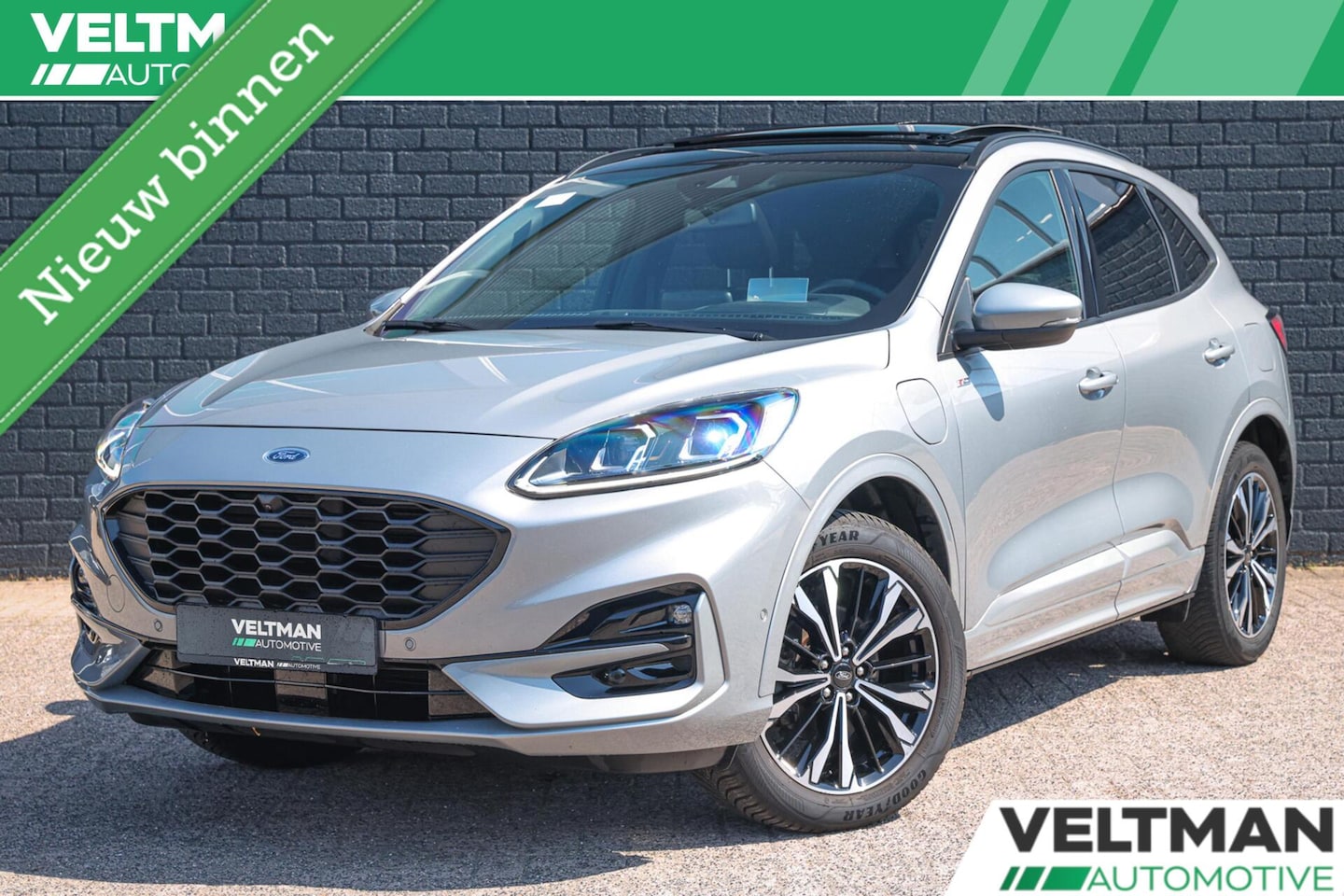 Ford Kuga - 2.5 PHEV ST-Line X PANO TREKHAAK ADAPTIVE CRUISE HEAD UP CAMERA STUURVERWARMING B&O - AutoWereld.nl