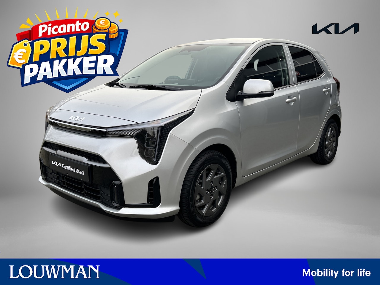 Kia Picanto - 1.0 DPI DynamicPlusLine AMT | Navigatie | Airco | Apple Carplay/Android Auto | Prijspakker - AutoWereld.nl