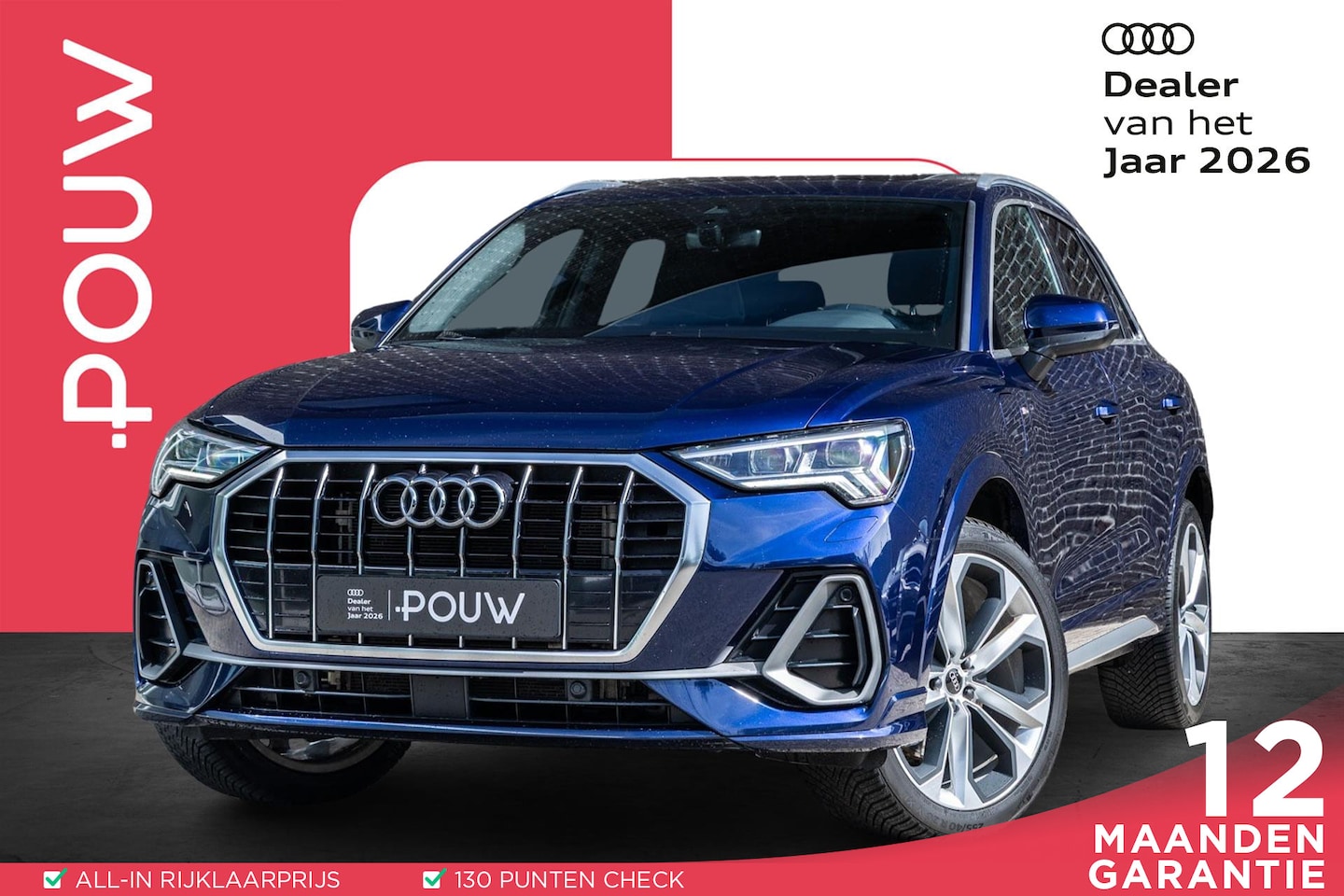 Audi Q3 - 45 TFSIe 245pk S Edition | Panoramadak | Sfeerverlichting | Elektr. Achterklep | Achteruit - AutoWereld.nl