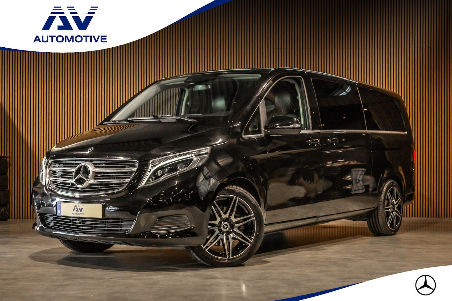 Mercedes-Benz V-klasse - 220d Extra Lang DC | Elek schuifdeuren | Navigatie | Stoelverwarming | Lederen bekleding | - AutoWereld.nl
