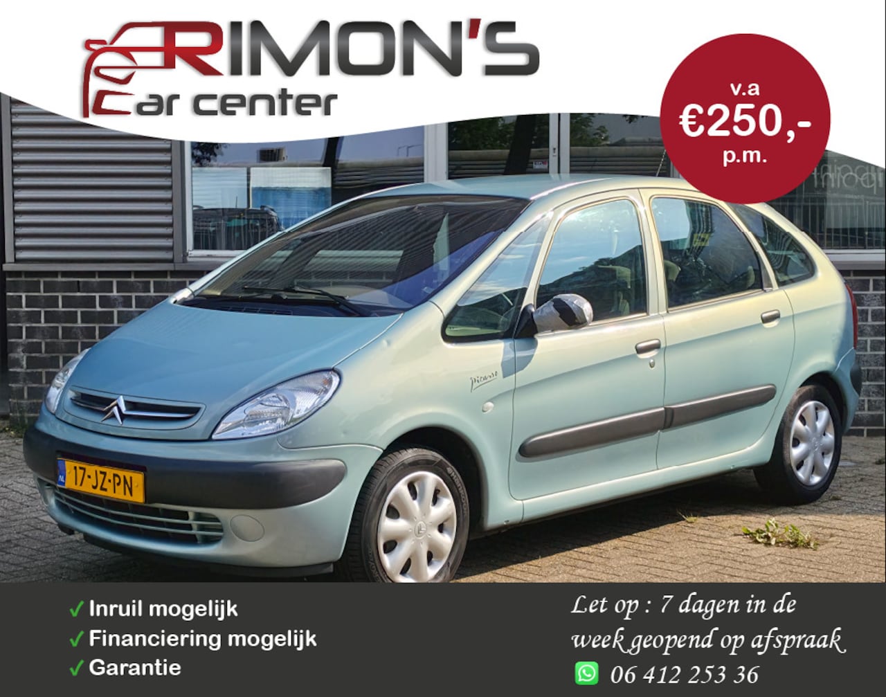 Citroën Xsara Picasso - 1.8i-16V Plaisir Apk Tm 04-2027 - AutoWereld.nl