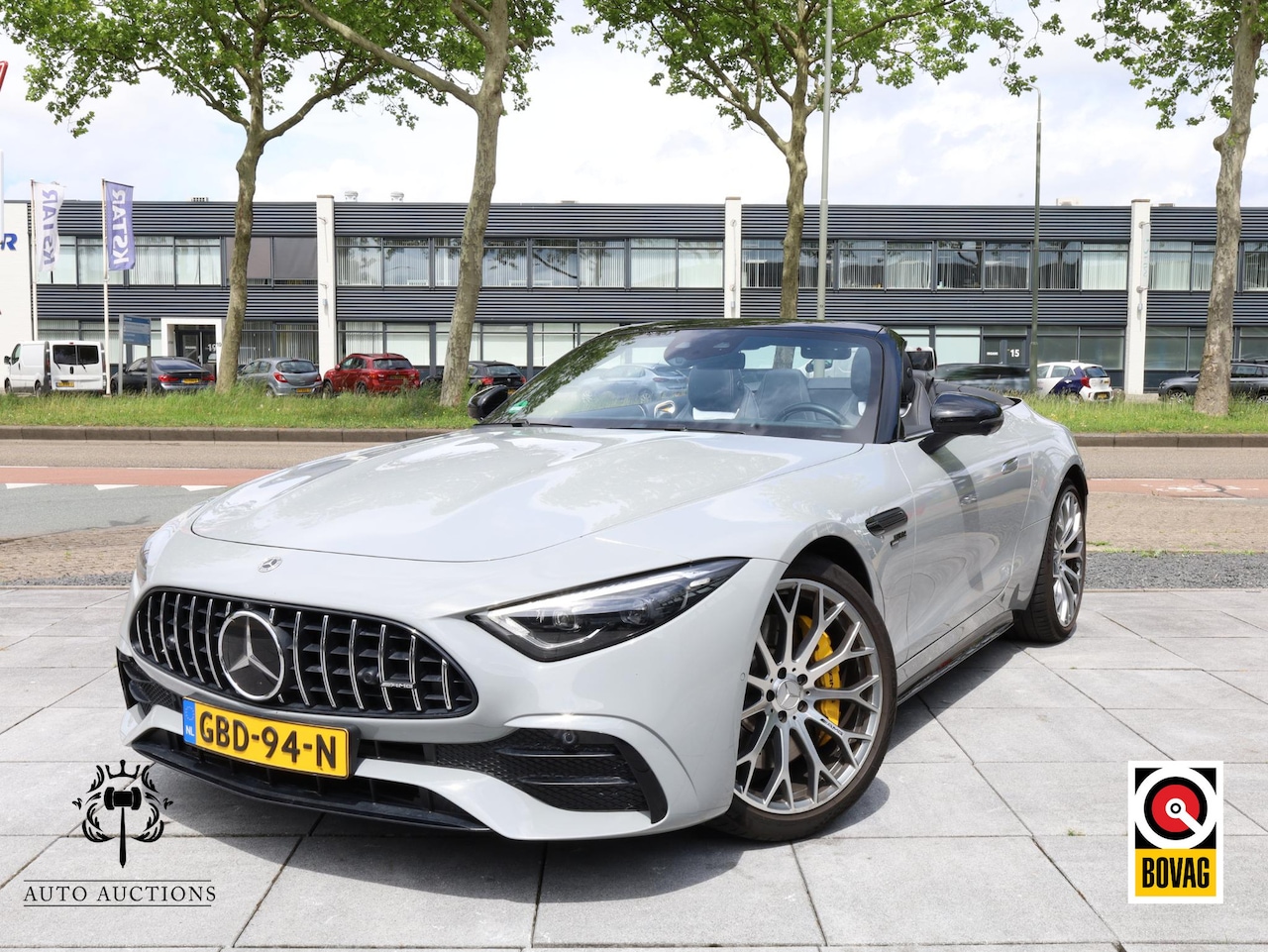 Mercedes-Benz SL-klasse Roadster - AMG 43 Burmester | Vol Leer | 21"Inch | Nekverwarming | - AutoWereld.nl
