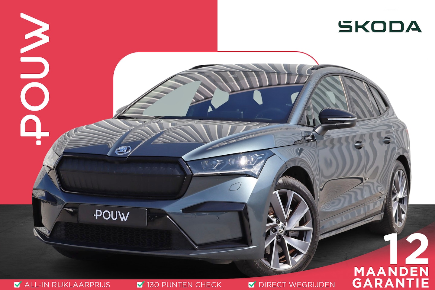 Skoda Enyaq iV - 80 204pk | SoH 95% | Allseason | Trekhaak | Winterpakket | Warmtepomp - AutoWereld.nl