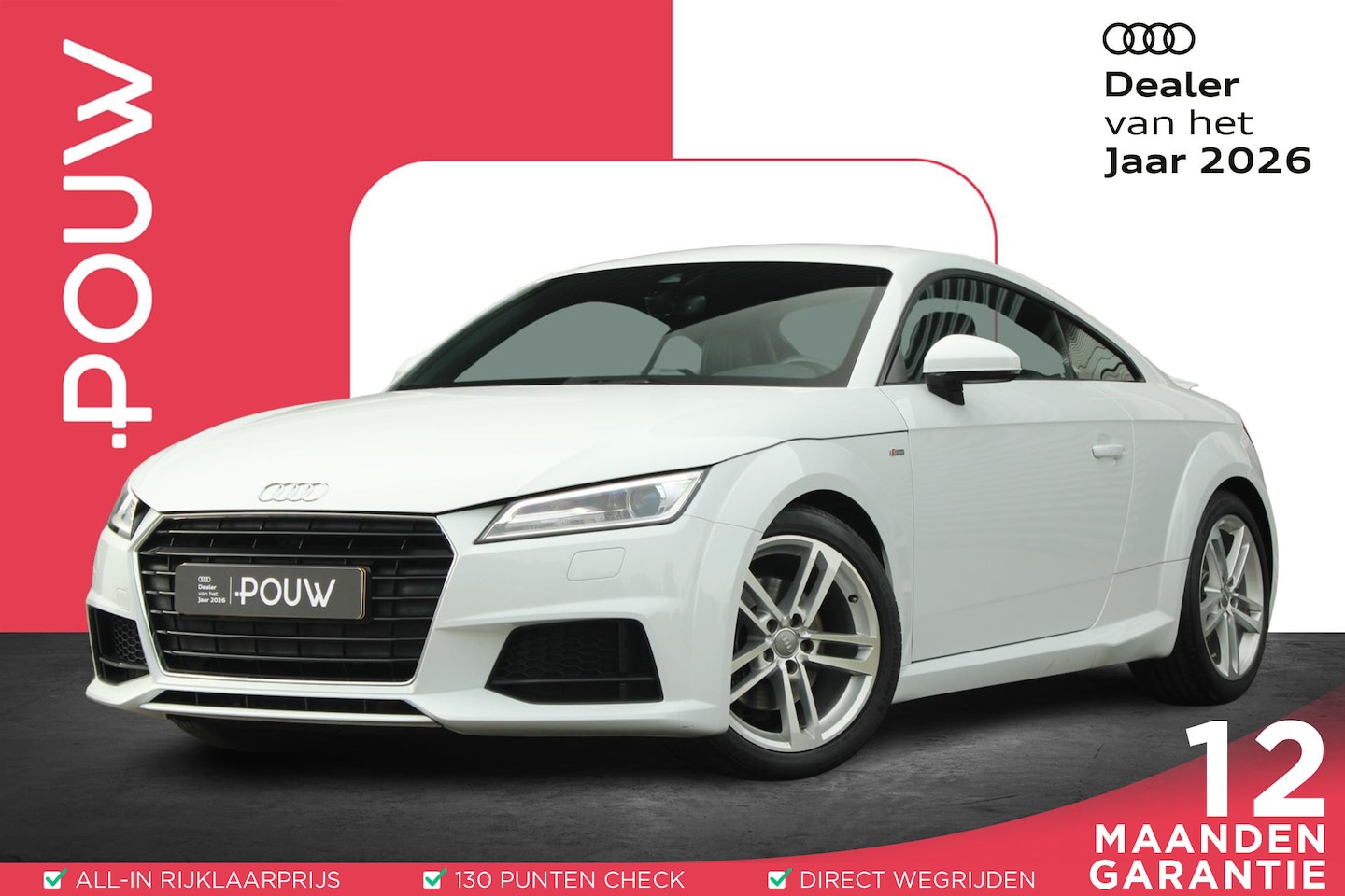 Audi TT - 2.0 TFSI 230pk Pro Line S | Navigatie | Stoelverwarming | Sportonderstel | Climate Control - AutoWereld.nl