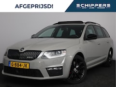 Skoda Octavia Combi - 2.0 TSI RS 221pk | Glazen schuif-kanteldak | Leer |