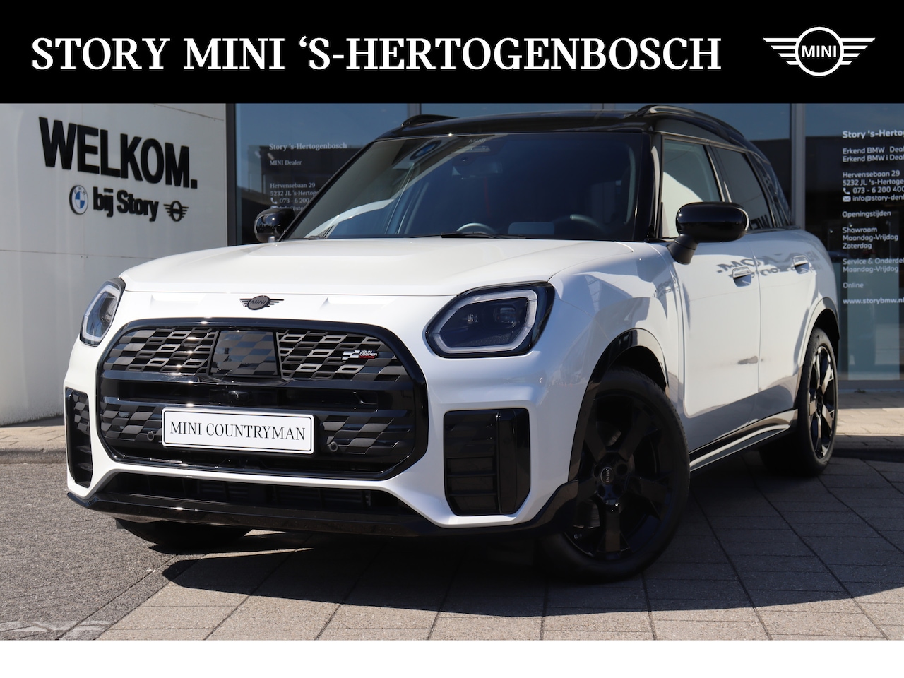 MINI Countryman - C Automaat / John Cooper Works / Pakket XL / 19" JCW Runway Spoke black - AutoWereld.nl