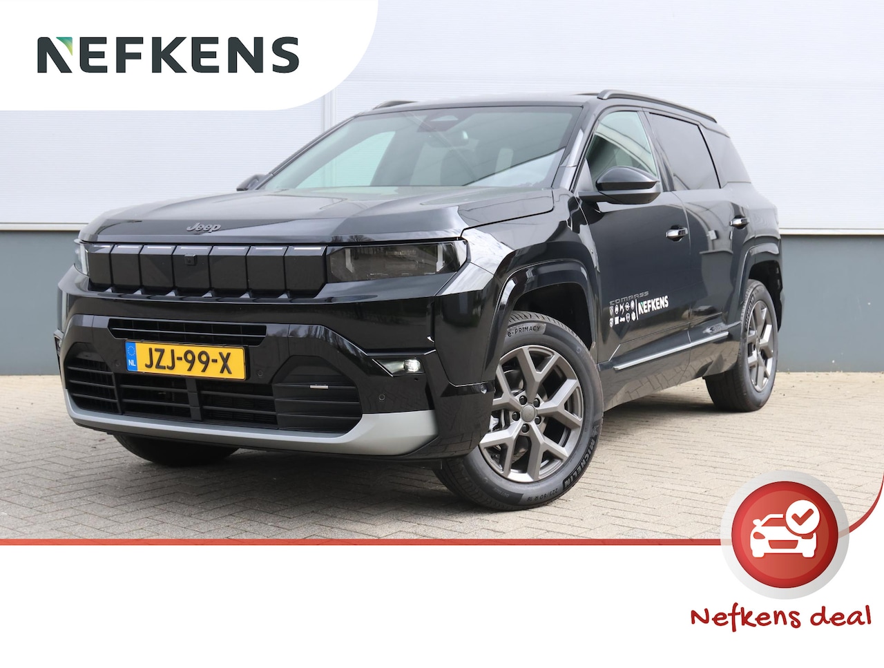 Jeep Compass - 1.2 e-Hybrid First Edition | Pano Dak | LM Velgen | PDC V-A | Donker getint glas | Clima | - AutoWereld.nl