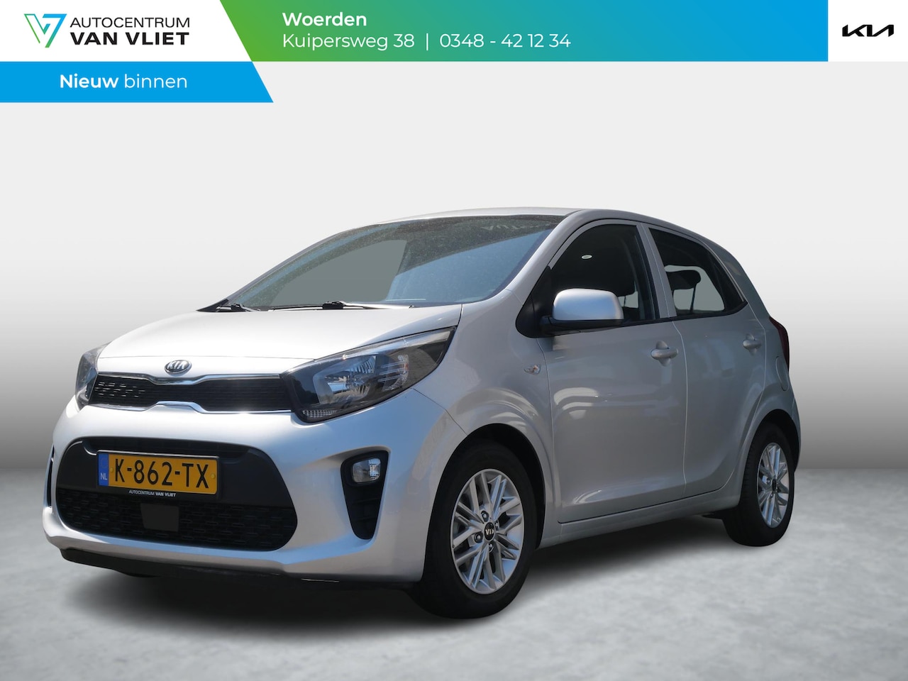 Kia Picanto - 1.0 DPi DynamicLine | Carplay | 14''LM | Airco | - AutoWereld.nl