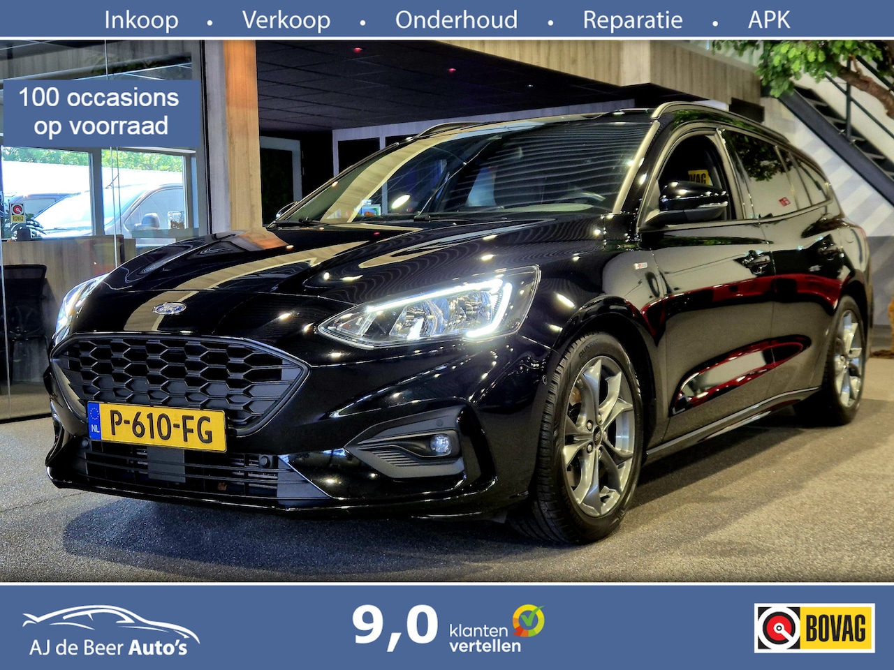 Ford Focus Wagon - 1.0 EcoBoost Titanium Business Navi | LED | Camera | Carplay | Clima - AutoWereld.nl