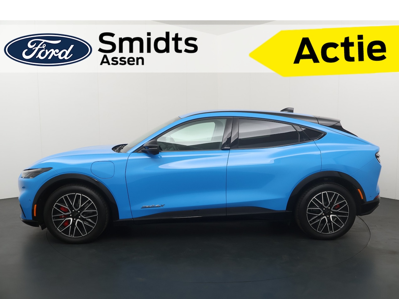 Ford Mustang Mach-E - Premium AWD 370 pk 91 kWh | *UNIEKE KANS* | Leer | LED | Adapt. cruise | El. verst. stoel - AutoWereld.nl