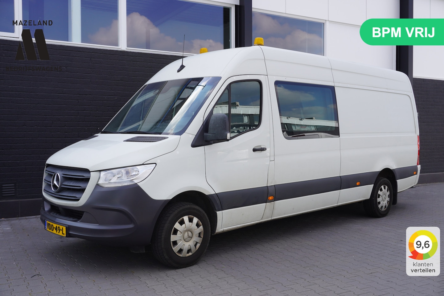 Mercedes-Benz Sprinter - 316 2.2 CDI L3H2 Automaat Dubbel cabine EURO 6 - A/C Climate - Navi - Cruise - €23.950,- E - AutoWereld.nl