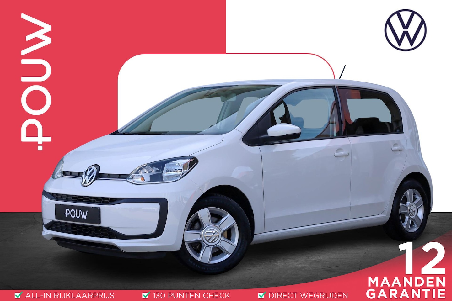 Volkswagen Up! - 1.0 BMT 60pk move up! | All-Season banden | Bluetooth | Rijklaar 12 maanden garantie - AutoWereld.nl