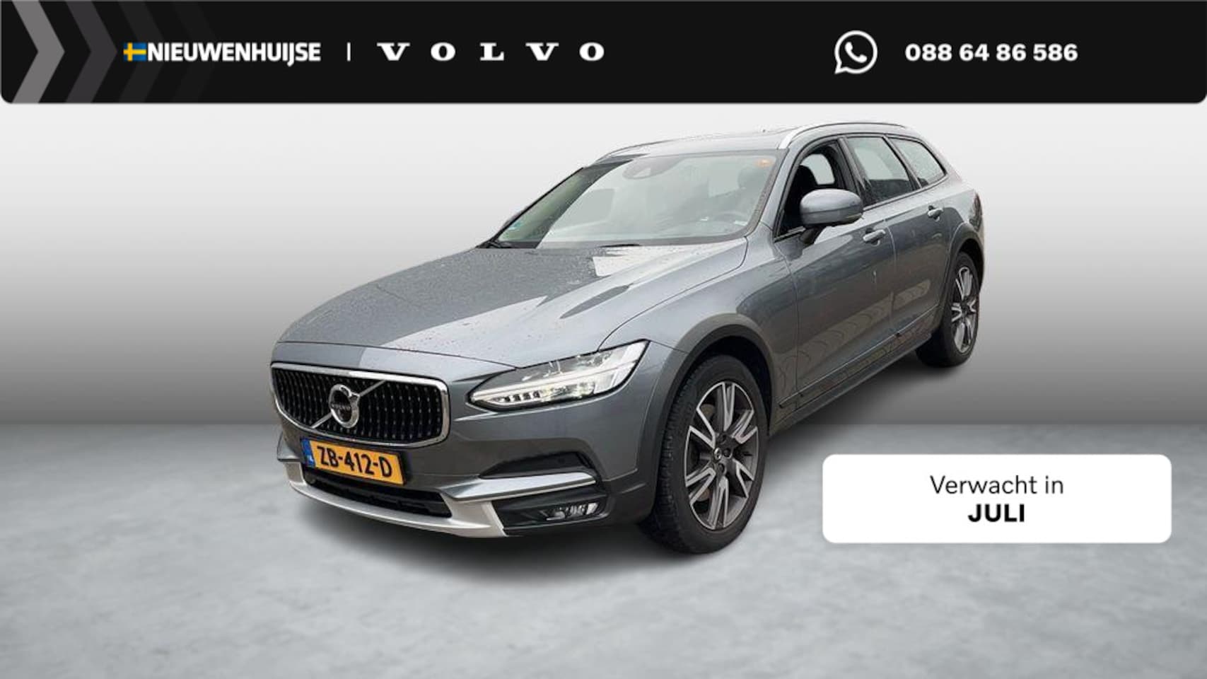Volvo V90 Cross Country - 2.0 T5 AWD Pro | Head-up Display | Panoramadak | 360 Graden Camera | Parkeerverwarming | S - AutoWereld.nl