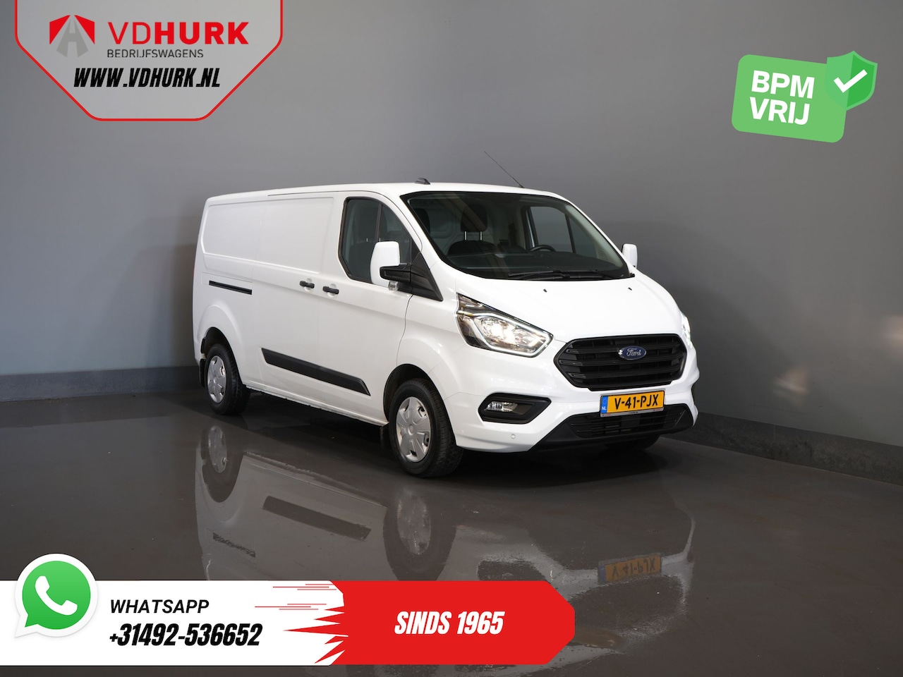 Ford Transit Custom - 2.0 TDCI L2 130 pk Trend 2.8t Trekverm./ Cruise/ PDC V+A/ DAB/ Airco - AutoWereld.nl