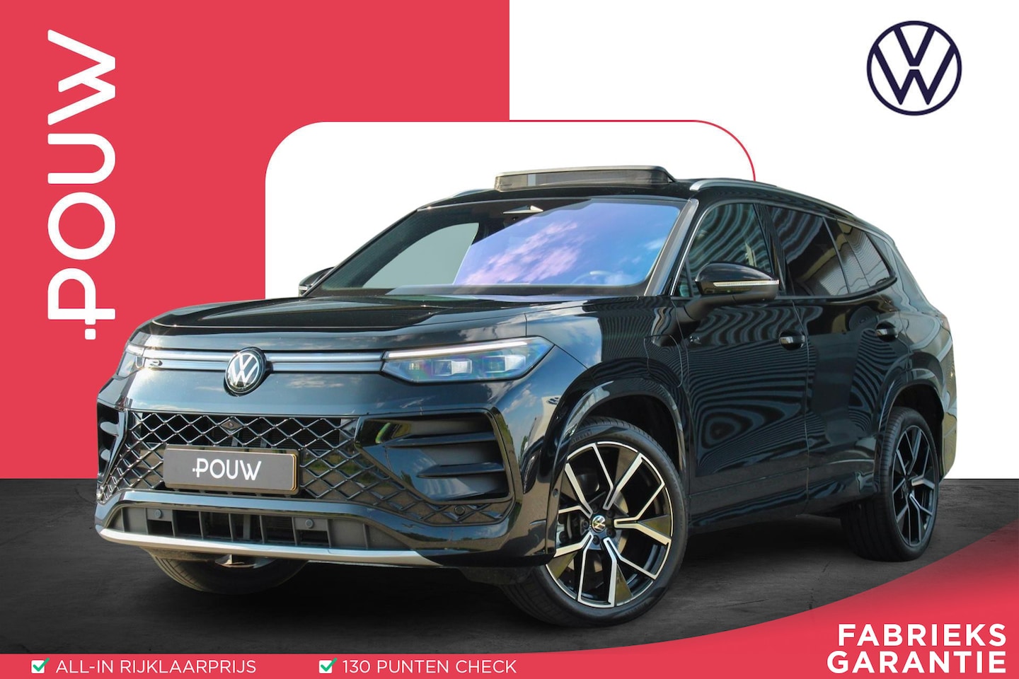 Volkswagen Tayron - 1.5 eHybrid 204pk R-Line Edition | SoH 100% | Trekhaak wegklapbaar | Stoel & Stuurverwarmi - AutoWereld.nl