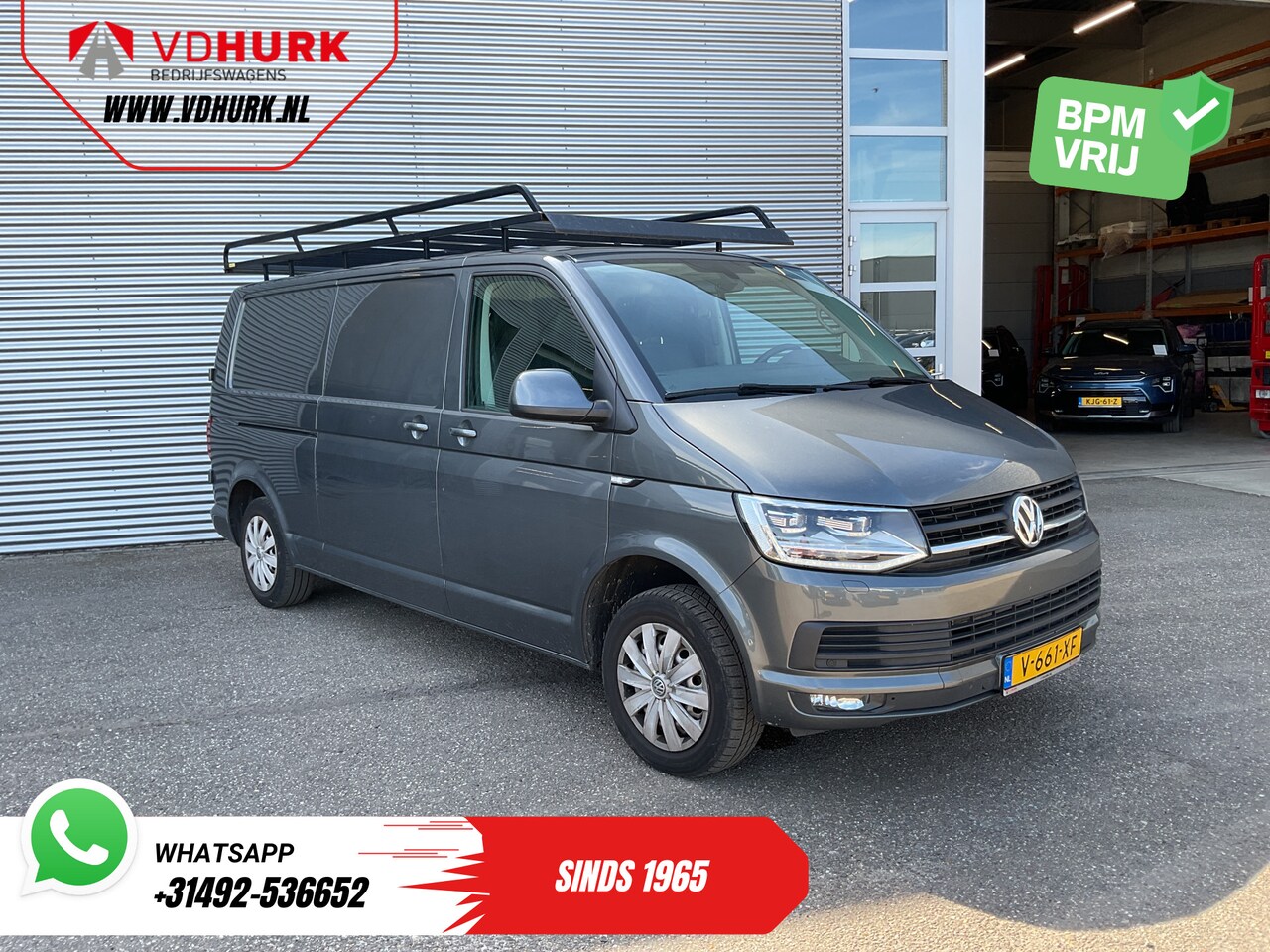 Volkswagen Transporter - 2.0 TDI 150 pk DSG Aut. L2 MARGE LED/ 2.5t Trekverm./ 2x Schuifdeur/ Navi/ Camera/ Cruise/ - AutoWereld.nl