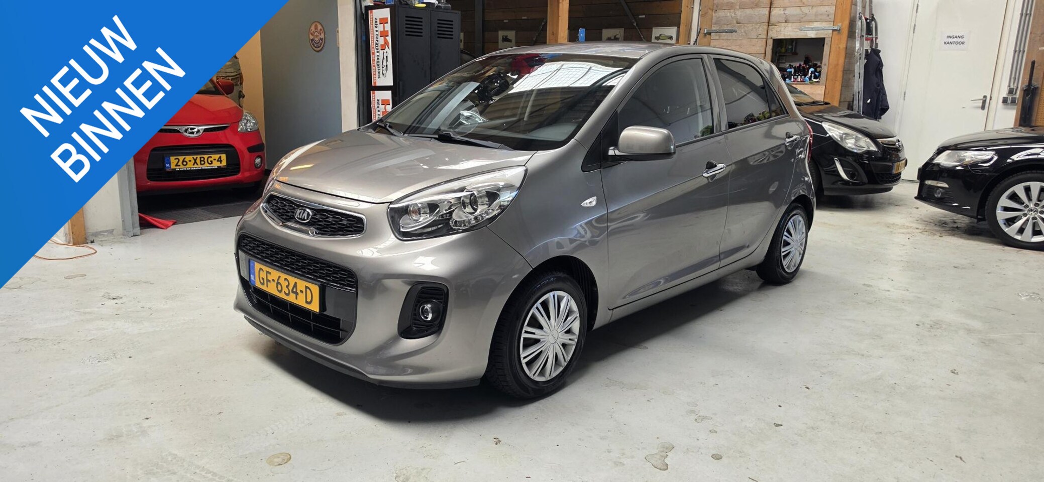 Kia Picanto - 1.0 CVVT First Edition Clima, Bluetooth, Cruise Controle, Trekhaak.... - AutoWereld.nl