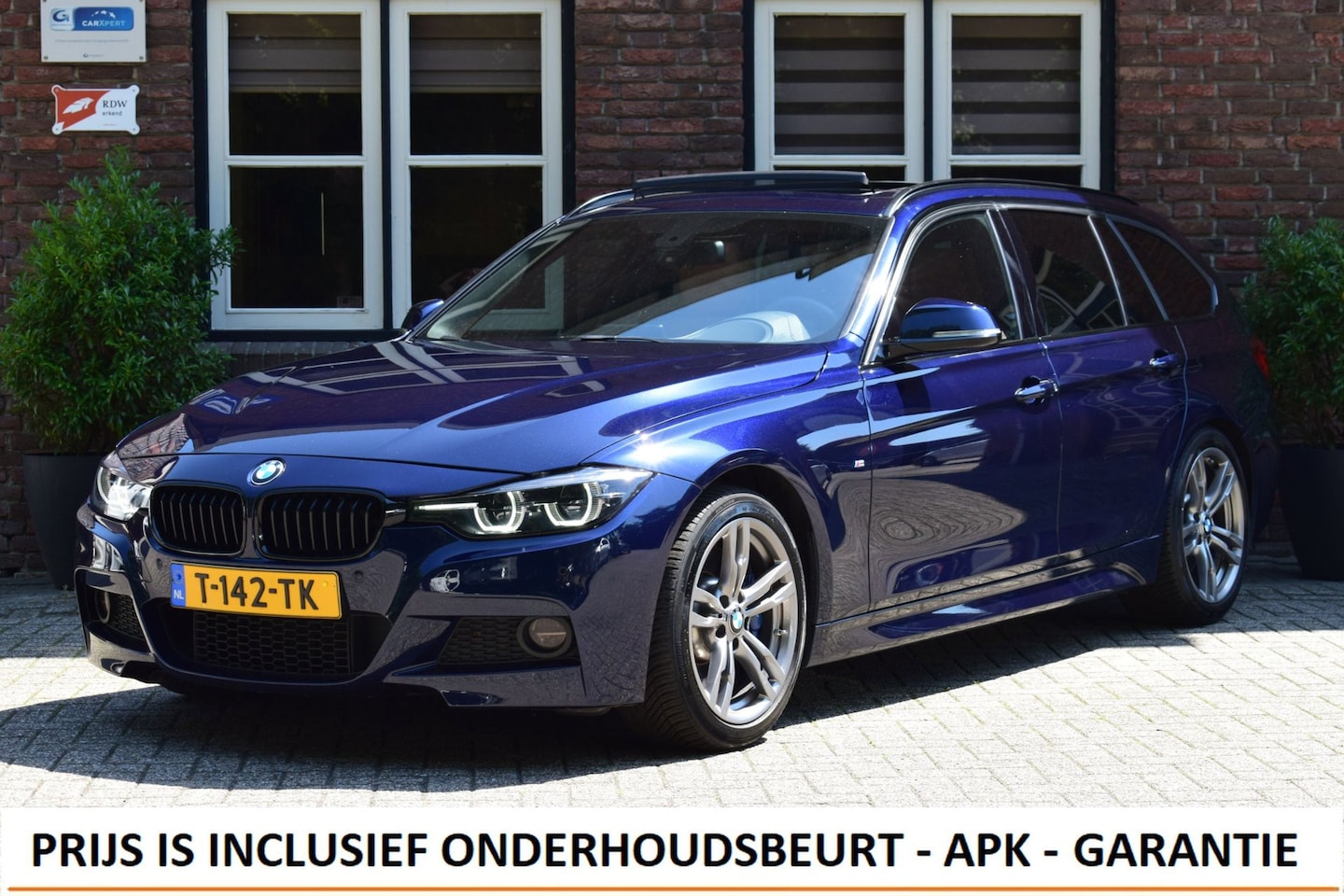 BMW 3-serie Touring - 330i Individual M Pakket Sport Shadow line Panoramadak | H&K Audi | Headup - AutoWereld.nl