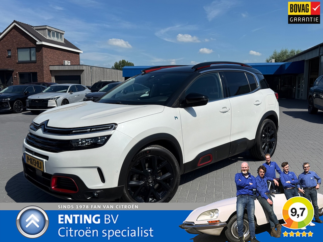 Citroën C5 Aircross - 1.6 Plug-in Hybrid 225PK SHINE EAT8 360 CAM. FULL LED ADAPT CRUISE TREKHAAK - AutoWereld.nl