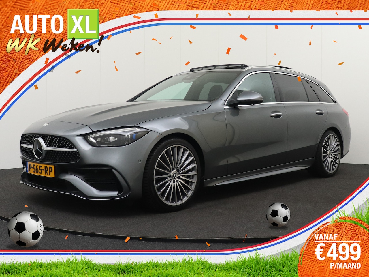 Mercedes-Benz C-klasse Estate - 200 AMG 204 PK Pano-dak Adap.Cruise Laser-Light - AutoWereld.nl