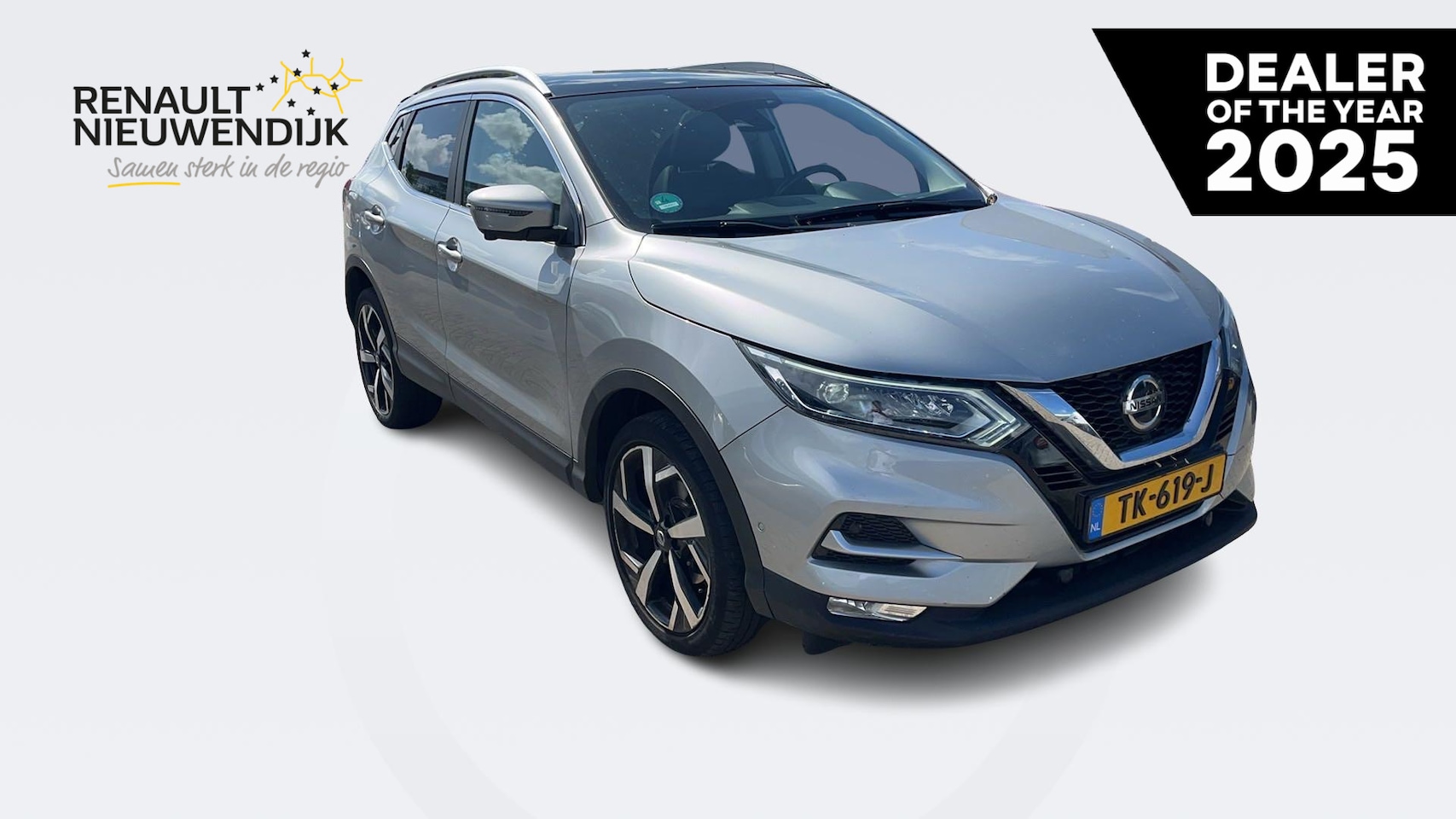 Nissan Qashqai - 1.2 Tekna AUTOMAAT l TREKHAAK l PANORAMADAK | STOELVERWARMING | 360 CAMERA | - AutoWereld.nl