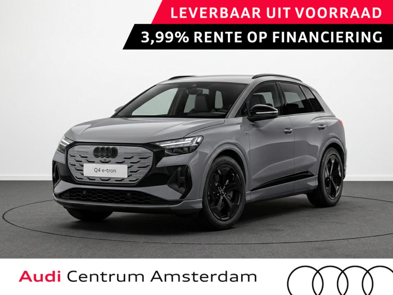 Audi Q4 e-tron - S edition Quattro 82 KWh 340 pk | Optiekpakket zwart-glanzend | Privacy glas | Trekhaak | - AutoWereld.nl