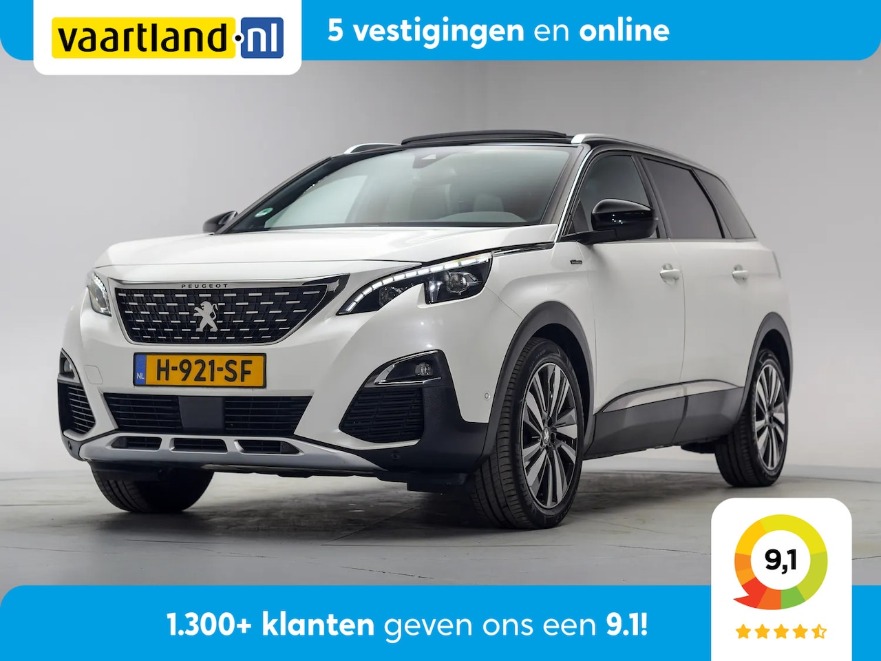 Peugeot 5008 - 1.2 PureTech GT-Line 7P Aut. [ Panoramadak Adapt.cruise Camera ] - AutoWereld.nl