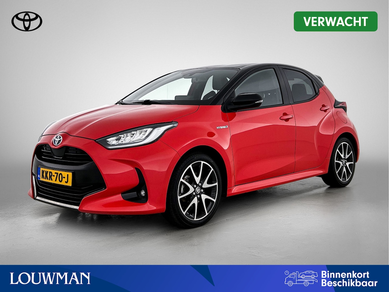 Toyota Yaris - 1.5 Hybrid Style | Head-up Display | Stoel+stuurverwarming | Draadloze telefoonlader | App - AutoWereld.nl