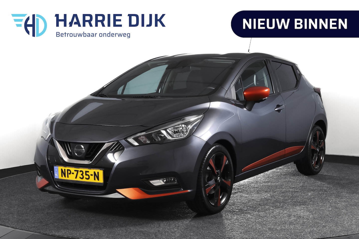 Nissan Micra - 0.9 IG-T Tekna 90 PK Org. NL | Cruise | Stoelverw. | PDC | 360 Camera | NAV | ECC | DAB | - AutoWereld.nl
