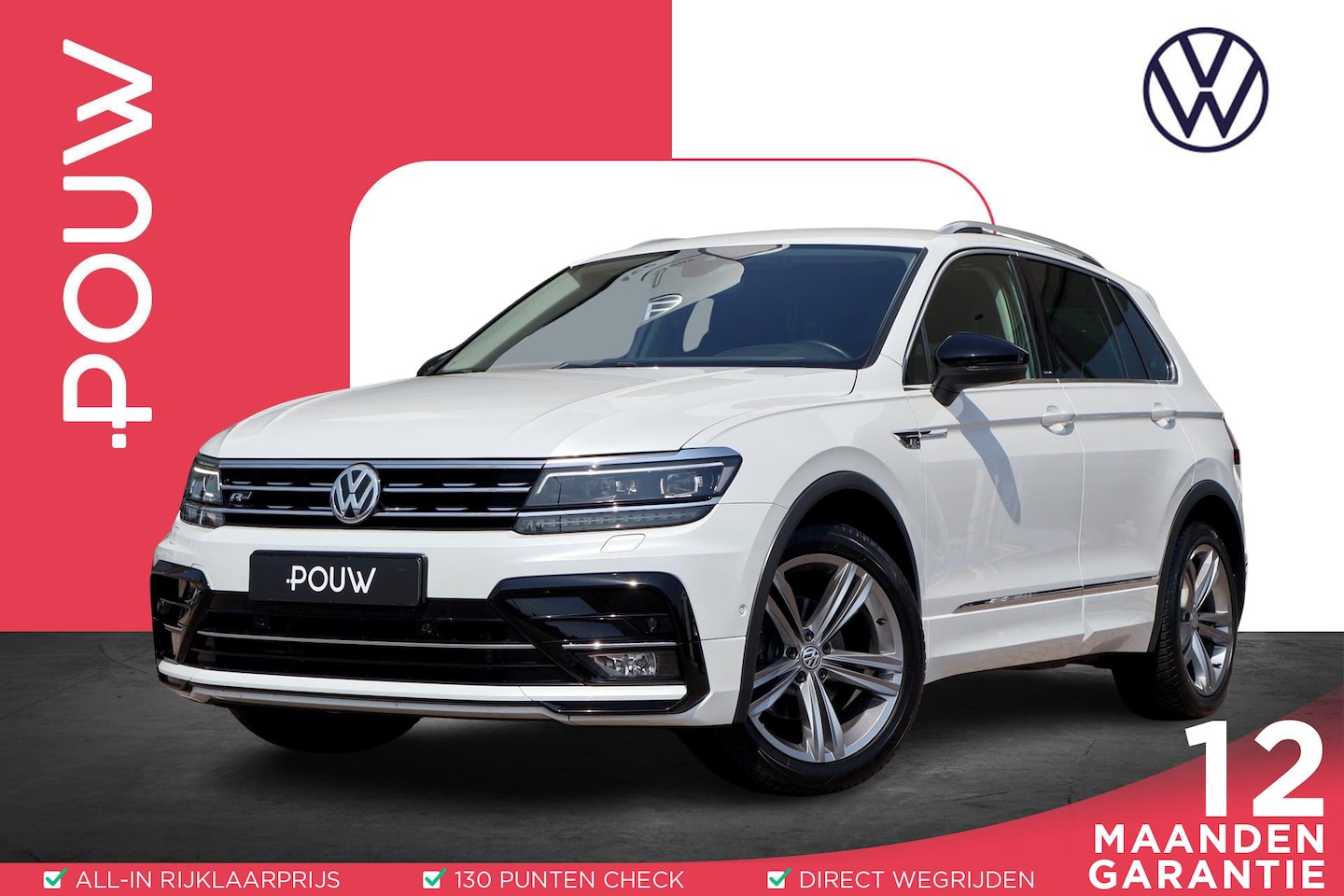 Volkswagen Tiguan - 1.5 TSI 150pk DSG Comfortline R-Line | Trekhaak | Head-up | Navigatie | Camera | Stoel en - AutoWereld.nl