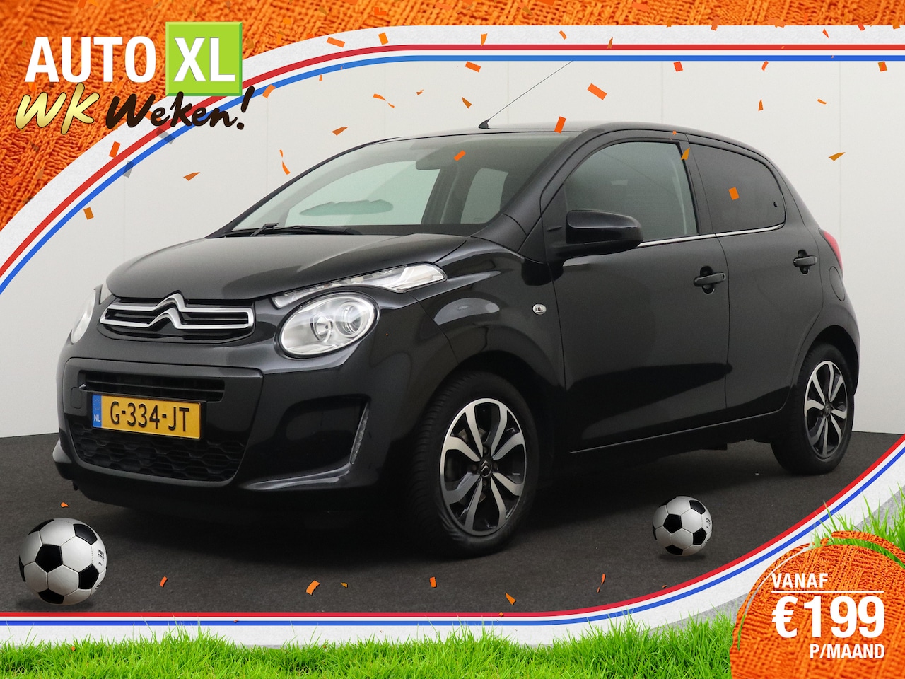 Citroën C1 - 1.0 VTi Shine Carplay Camera Climate Privacy Glas 15'LMV LED - AutoWereld.nl