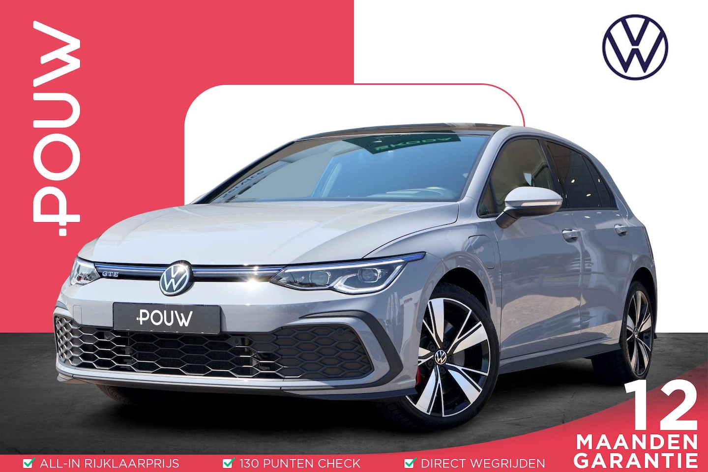 Volkswagen Golf - 1.4 eHybrid 245pk GTE | SoH 87% | Panoramadak | Head-up | Navigatie | Camera | Stoel en st - AutoWereld.nl