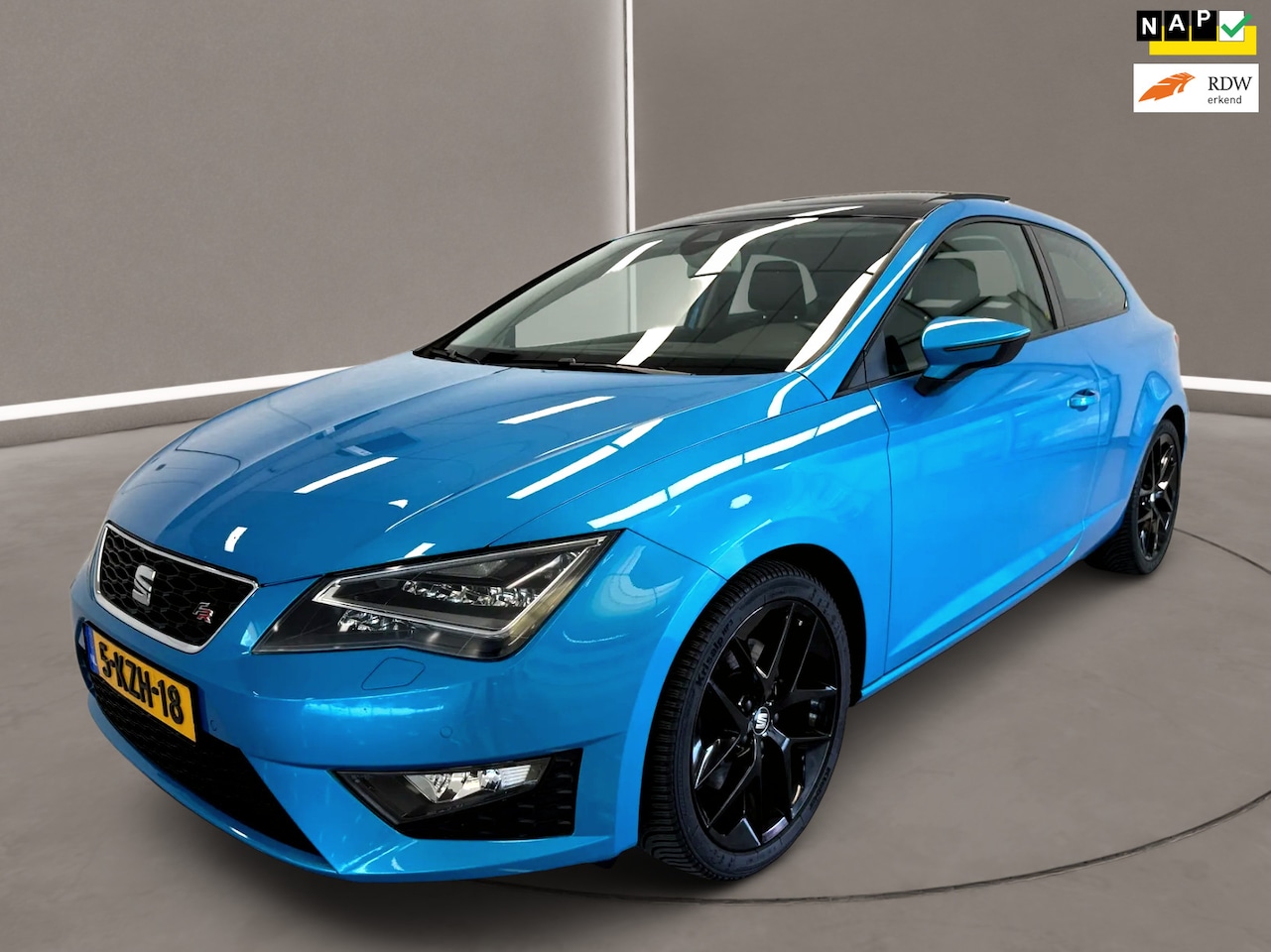 SEAT Leon SC - 1.8 TSI FR Business 180 Pk Automaat Airco Navi Leer Xenon Panodak Nap - AutoWereld.nl